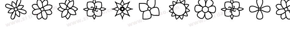 Second Flowers St字体转换